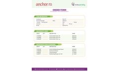 Anchor - Ergonomic Bathing Chair and Accessories - Order Form