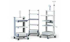 Dagri - Model Classic-Cart - Twin-Column Equipment Cart