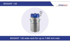 Biosafe 120 Storage Dewar for Cryopreservation - Video