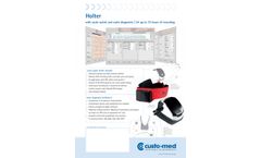 Custo Watch - ECG Recorder - Brochure