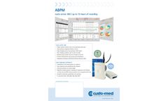 Custo Screen - Model 300 - Ambulatory Blood Pressure Monitoring (ABPM) Recorder  - Brochure
