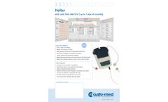 Custo Flash - Model 500/510/510V - ECG Recorder - Brochure
