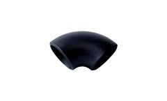 45° Elbow Black Paint Seamless Buttweld