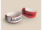 Brenmoor - Model VIVID - Red Coloured Alert Printable Hospital Wristbands