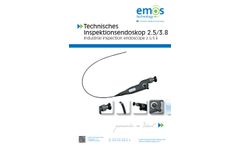 Emos - Model TEFIX - Flexible Inspection Endoscope - Brochure
