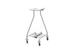 Francehopital - Model Iseo 10 #CB10P - Single Bag Holder Trolley