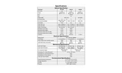 Medical Illumination - Model MI-750 - Surgery Lights - Specifications