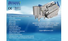 Benenv - Model MDS - Screw Press Sludge Dewatering