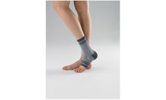 Huntex - Model HAN0100 - Compression Ankle Support with Silicone Pad