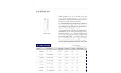 ASI - Model 1/2Inch SCH 40 - PVC Well Screens and Casings - Brochure
