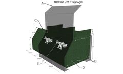 TrapBag - Model TBRD60 - 2` Barriers - Double Walls w/ Lids