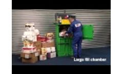 LSM Small Cardboard Waste Baler - WR350H - Video