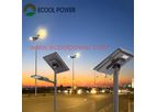 Ecool-Power - Model  solar street light 60W-100W -  solar street light 60W-100W 12.8V 13600lm-17000lm double arm /single arm