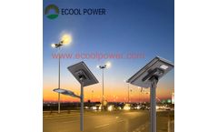 Ecool-Power - Model  solar street light 60W-100W -  solar street light 60W-100W 12.8V 13600lm-17000lm double arm /single arm