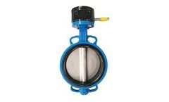 Botou - Model HVB1002 - Gearbox Wafer Butterfly valve