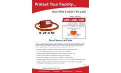 AVTECH - Model RMA-F008-SEN/RMA-F024-SEN/RMA-F050-SEN - Flood Sensor w/Cable - Brochure
