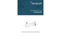 Kingkraft - Model Multibath SE - Modern and Stylish Height Adjustable Bath User Manual