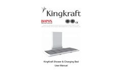 Kingkraft - Model Hudson - Wall Mounted Changing & Shower Table User Manual