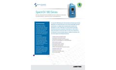 Ametek Spectro - Model SpectrOil 100 Series (RDE-OES) - Rotating Disc Electrode Optical Emission Spectrometer - Brochure