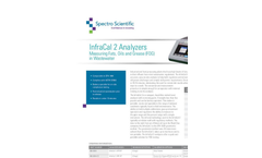 Ametek Spectro - InfraCal 2 - Measuring Fats, Oils and Grease (FOG) in Wastewater Analyzers - Brochure