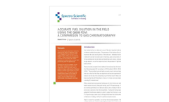 Application Note: Accurate Fuel Dilution in the Field Using the Q6000 FDM: A Comparison to Gas Chromatography