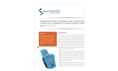 Ametek Spectro - Application Note: Measuring Water Contamination in Industrial Oils: A Practical Alternative to Karl Fischer Titration  - Brochure