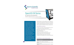 Ametek Spectro - Model SpectrOil M Series - Rugged High Performance RDE Elemental Analyzer - Brochure