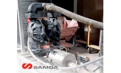 3" Aluminum AODD Pumps at a ceramic tableware factory