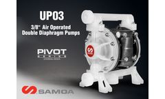 SAMOA UP03 - PIVOT Series 3/8" Air-operated double diaphragm pump