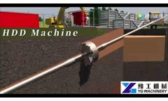 Horizontal Directional Boring Machine For Underground Pipes and Cables