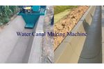 U V Shape Water Canal Making Machine