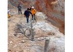 YG - Model rock - Hydraulic concrete and rock splitting machine