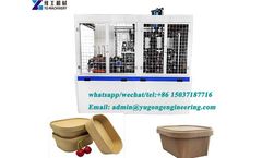 YG - Model PAPER - Rectangular Square Paper Bowl Making Machine