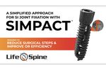 SI Joint Fixation System with SImpact - Video