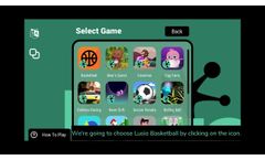 LusioMATE Video Manual Selecting a Game - Video