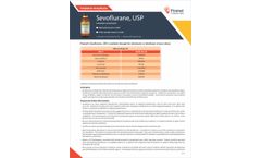 Piramal - Sevoflurane, USP Brochure