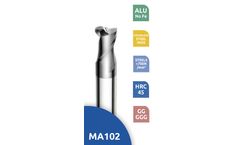Marena - Model MA102 - Universal Carbide Z-2 End Mill