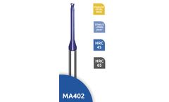 Marena - Model MA402 - Carbide Flat Z-2 End Mill