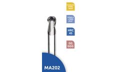 Marena - Model MA202 - High Speed Ball Nose Z-2 End Mill