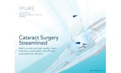 BVI - Model IPURE B1PY - Single Use Preloaded IOL System - Brochure