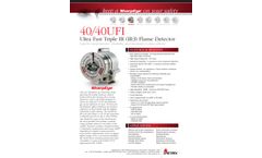 SharpEye - Model 40/40UFI - Ultra Fast Triple IR (IR3) Flame Detector - Datasheet