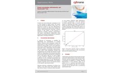 Protein Concentration, Refractometry and NanoCuvette One - Application Note