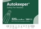 MedExel - Model 32G(0.23mm) x 4mm - Safety Pen Needle