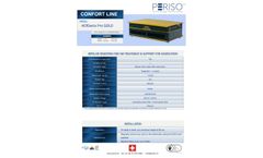 AERSwiss - Model Pro Gold - Bipolar Air Ionizer for Treatment and Support for Sanitation - Brochure