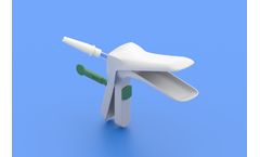 SPECUVAG - Model AS - Vaginal Speculum with Smoke Evacuator Adapter and Central Key Locking System