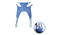 YearStar - Model YR-TR60 - Breathable Durable Patient Transfer Toilet Mesh Sling with Head Support