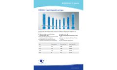 Chirana - 2-Part Disposable Syringes - Brochure