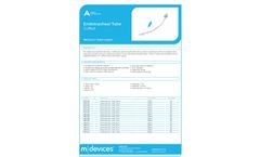 Model AN021000 to AN021014 - Endotracheal Tube Cuffed - Datasheet
