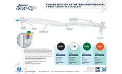  	Dynarex - Closed Suction Catheters - Endotracheal - Brochure