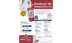 AimStrip - Hemoglobin Starter Kit 200/box - Brochure